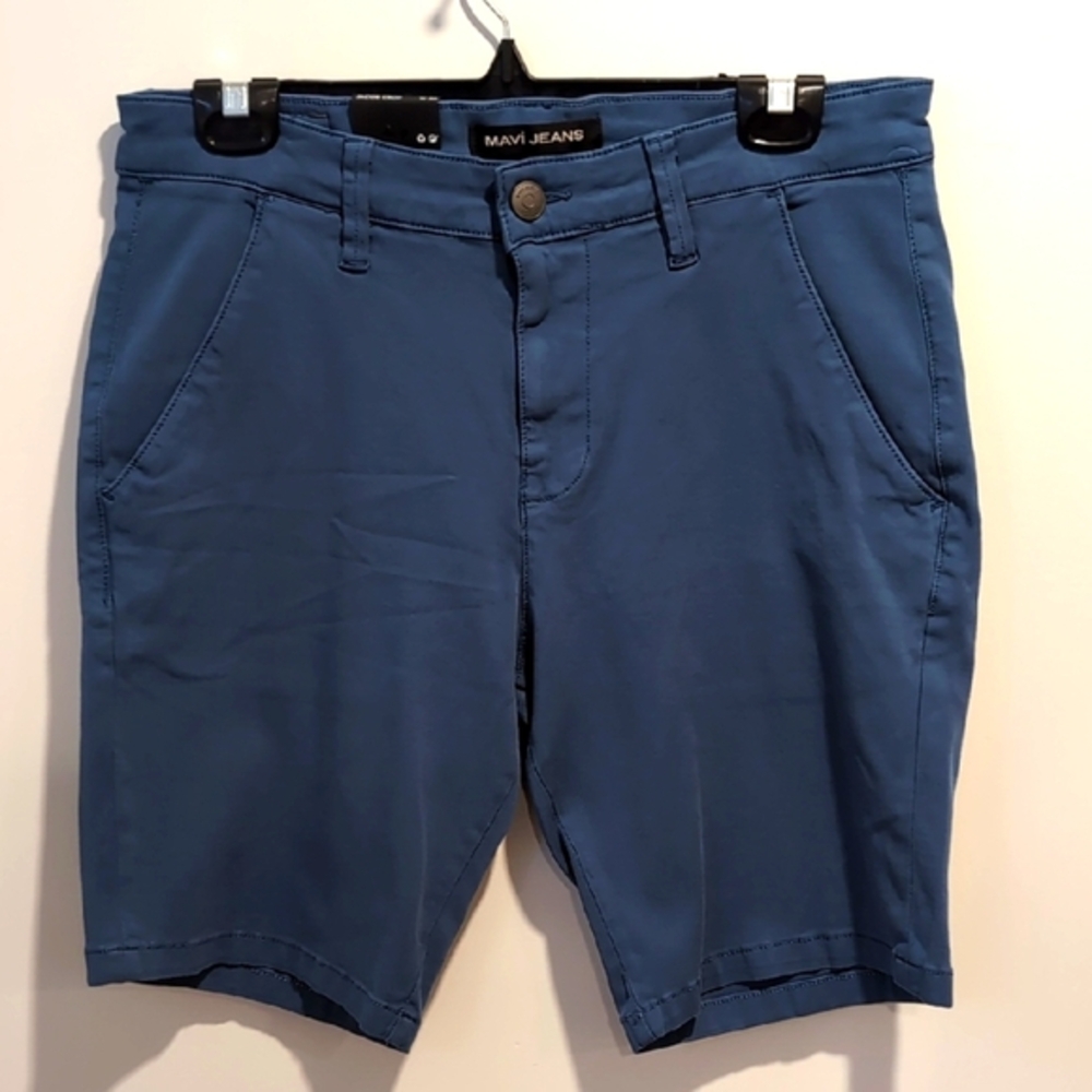 NWT Mavi Blue Jacob CROP Slim Chino Short